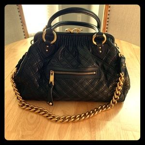 ❤️Authentic❤️Marc❤️Jacobs❤️Black Quilted Stam Bag
